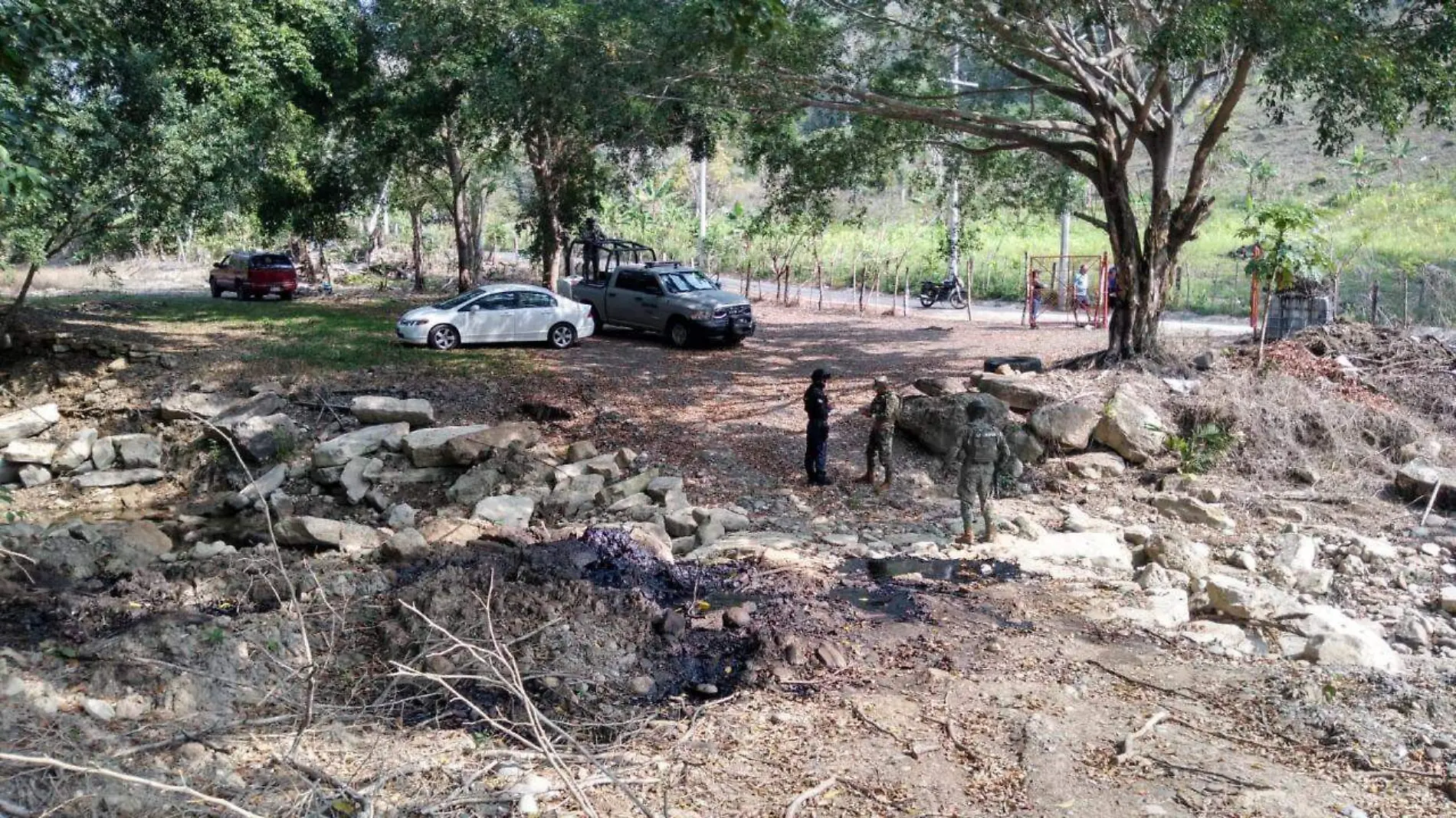 Rancho ganadero Venustiano Carranza fuga petróleo